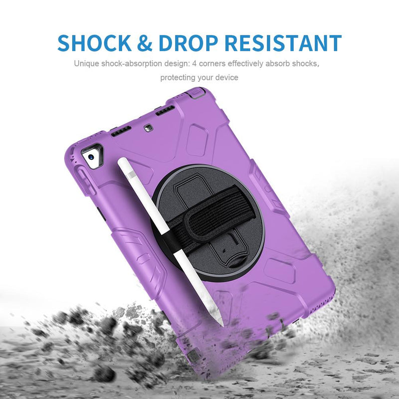 iPad 7 / 8th Gen 10.2 inch Case Tough On Rugged Protection Purple