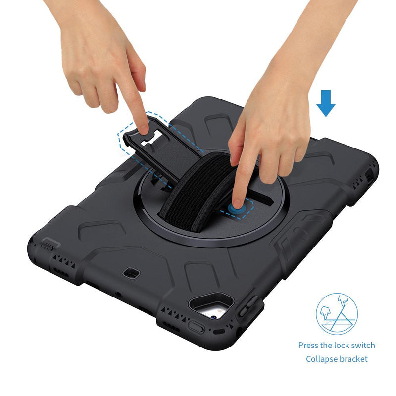 Tough On iPad Air / Air 2 9.7 inch Case Rugged Protection Black