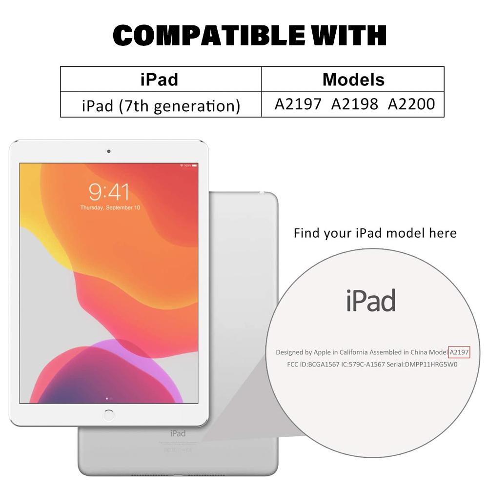 iPad 9 / 8 / 7th Gen 10.2 inch Tempered Glass Screen Protector Tough on