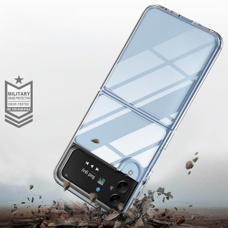 Tough On Samsung Galaxy Z Flip 4 5G Case Tough Clear Air