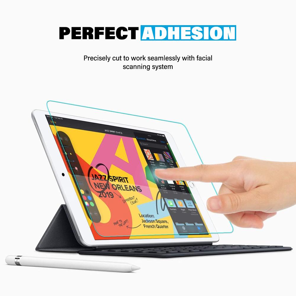 iPad 9 / 8 / 7th Gen 10.2 inch Tempered Glass Screen Protector Tough on