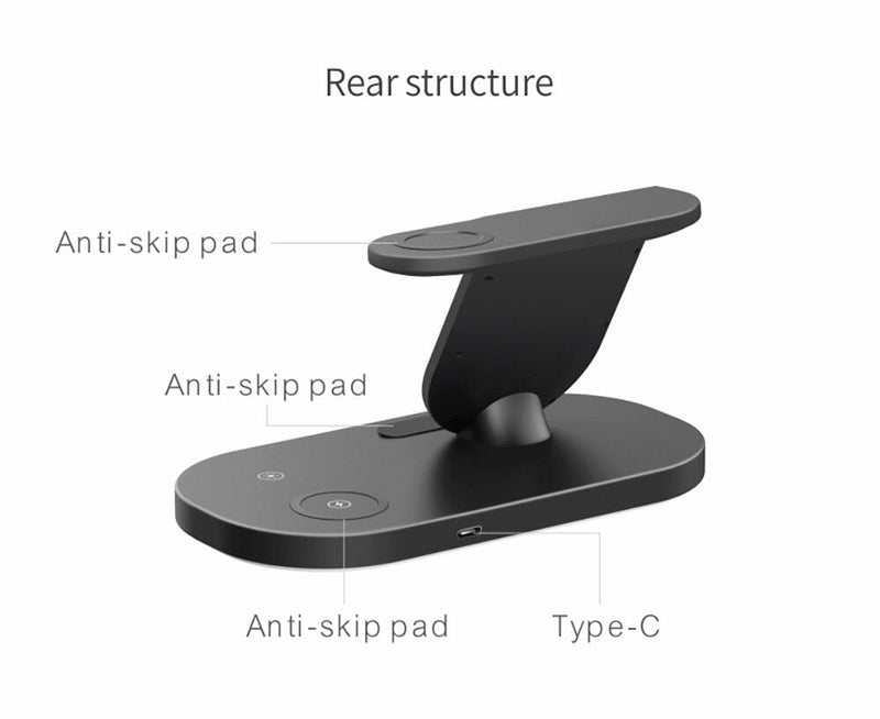3 in 1 Wireless Charging Stand for Samsung Android Devices
