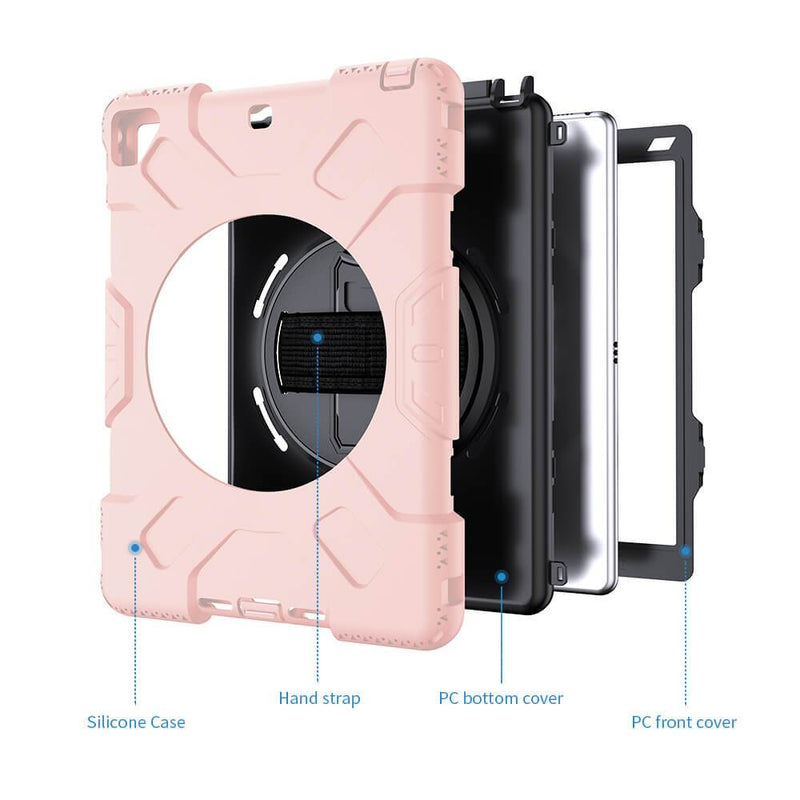 Tough On iPad 5 / 6th Gen 9.7 inch Case Rugged Protection Pink