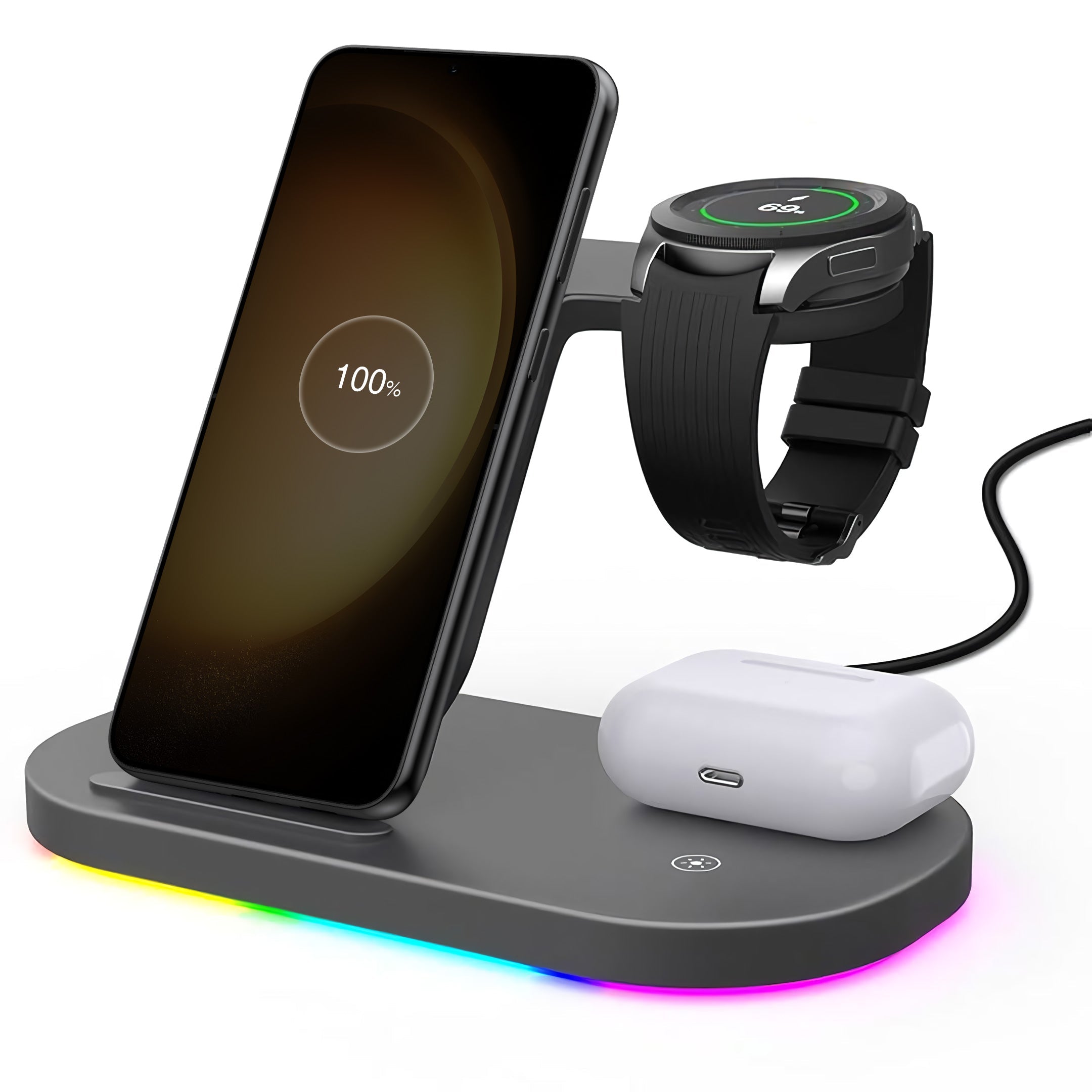 3 in 1 wireless charger android sale