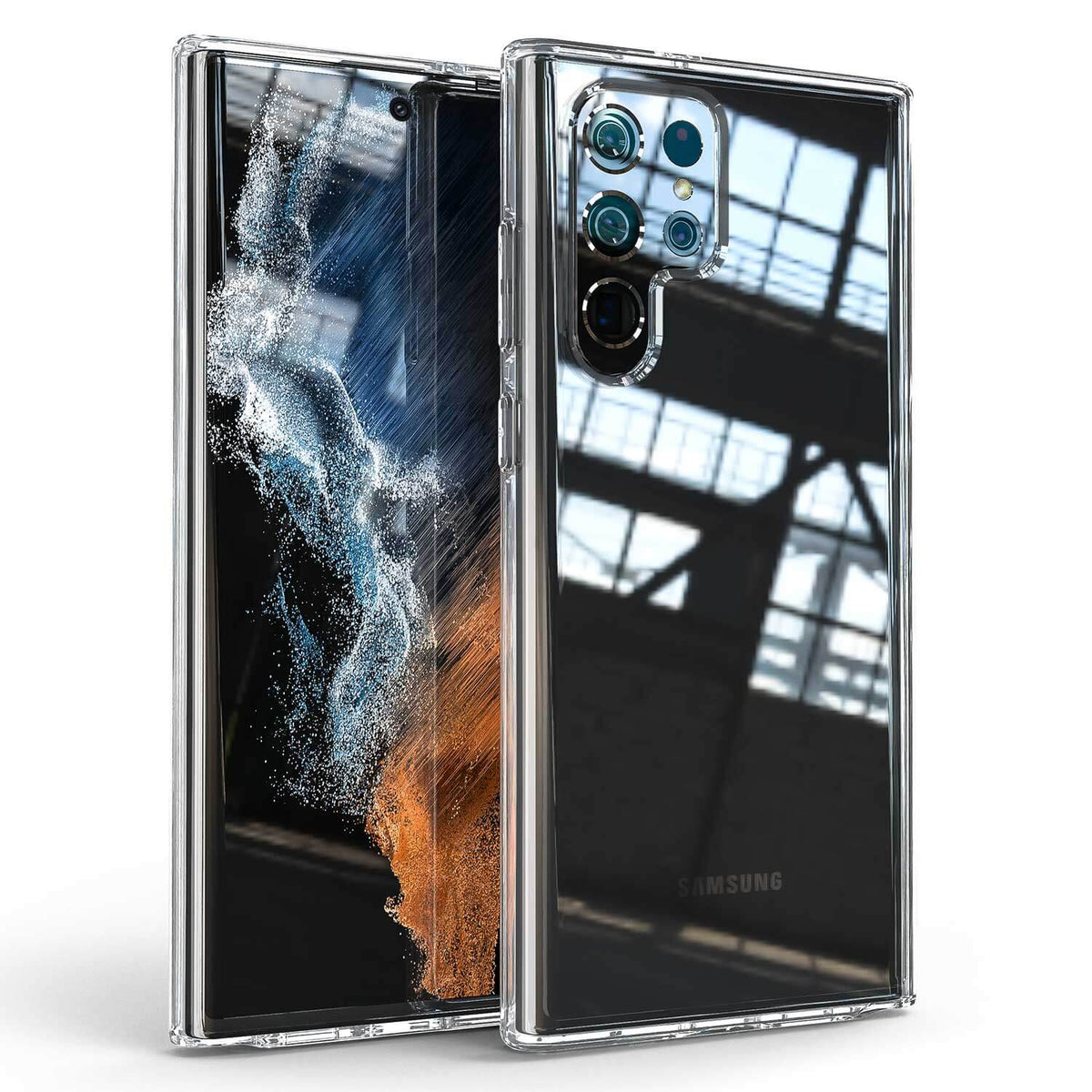 Tough On Samsung Galaxy S22 Ultra 5G Case Clear Shockproof Protector