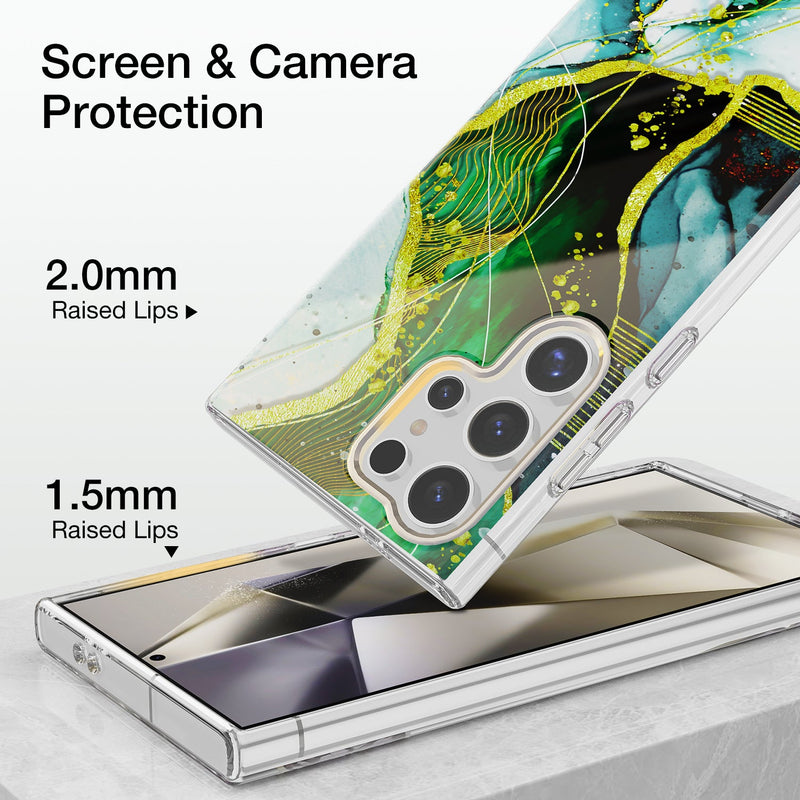 Tough On Samsung Galaxy S24 Ultra Case IMD Emerald Pool Classic