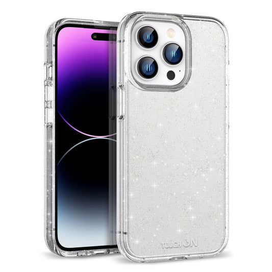 Tough On iPhone 14 Pro Case Glitter Stardust