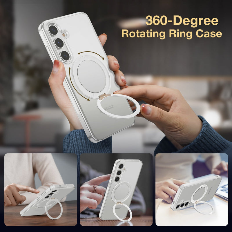 Tough On Samsung Galaxy S24 Plus 5G Case 360° Rotate Stand With MagSafe