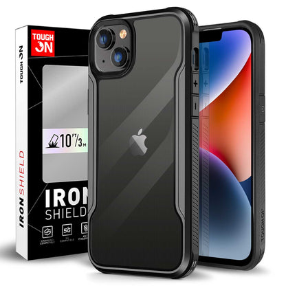 Tough On iPhone 14 Plus Case Iron Shield Black