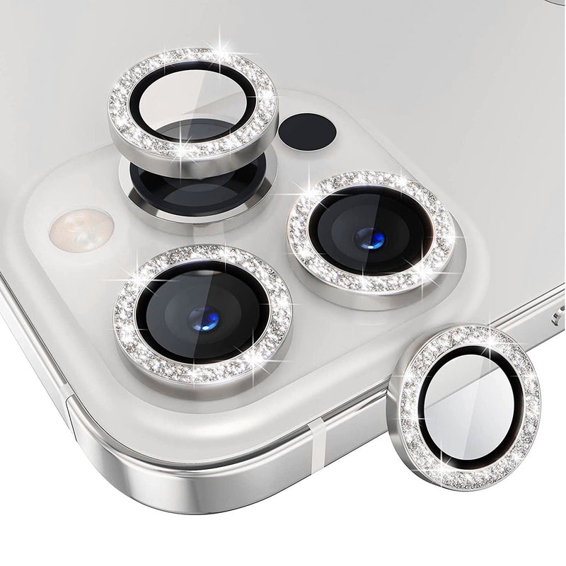 Tough On iPhone 14 Pro / Pro Max Rear Camera Lens Diamond Silver