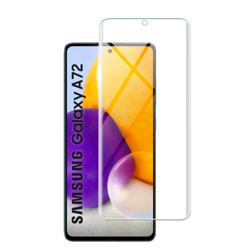 Tough on Samsung Galaxy A72 Tempered Glass Screen Protector Clear