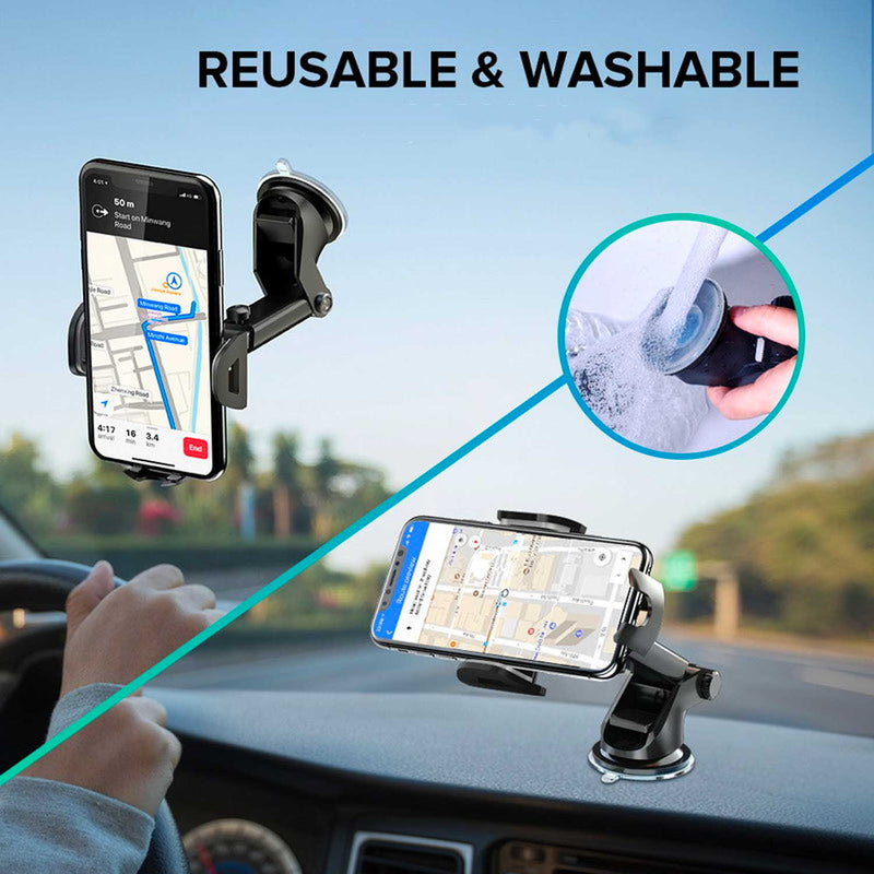 Tough On Universal 360° Smartphone 2-in-1 Car Holder Black - Toughonstore