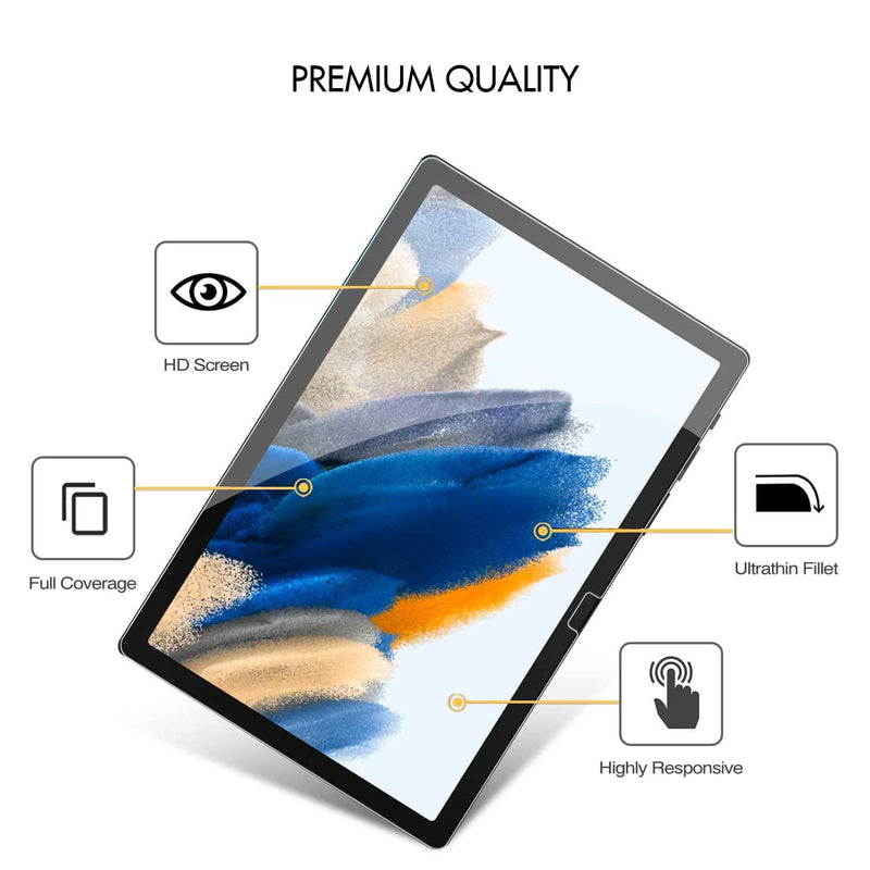 Tough On Samsung Galaxy Tab A8 Premium Tempered Glass Screen Protector