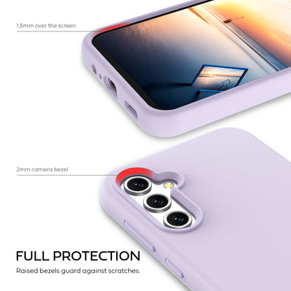 Tough On Samsung Galaxy A14 5G Silicone Case Light Purple