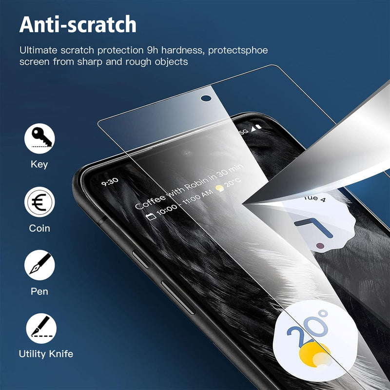 Tough On Google Pixel 8 Tempered Glass Screen Protector 2Pack