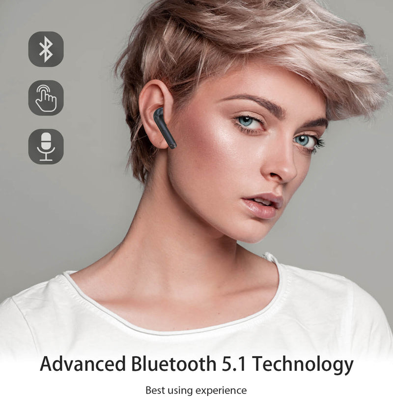 Tough on Bluetooth Earphones HE-080 Black - Toughonstore