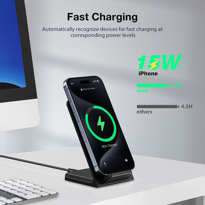 Wireless Charger Station Fast Wireless Charging Stand