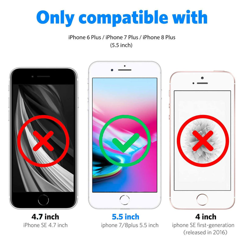 iPhone 8 Plus & 7 Plus Tough On Slim Hybrid Clear