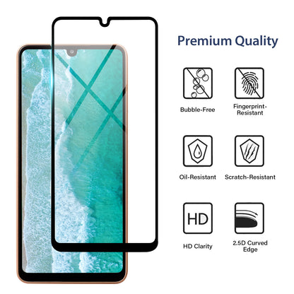 Tough On Samsung Galaxy A34 5G Tempered Glass Screen Protector Black