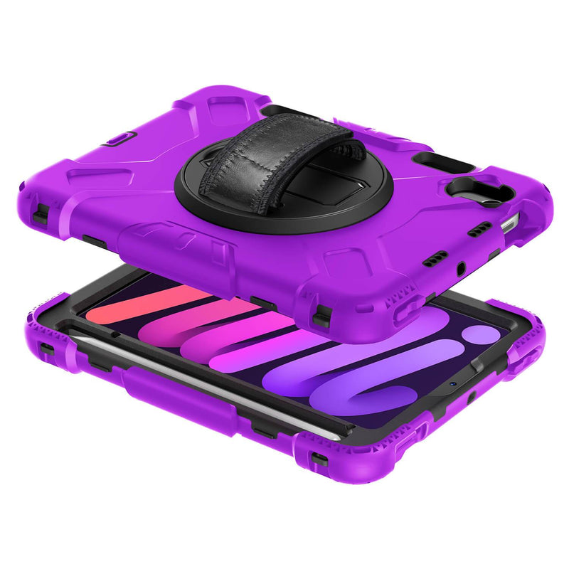 Tough On iPad Mini 6th Gen 8.3" Rugged Protection Case Purple - Toughonstore