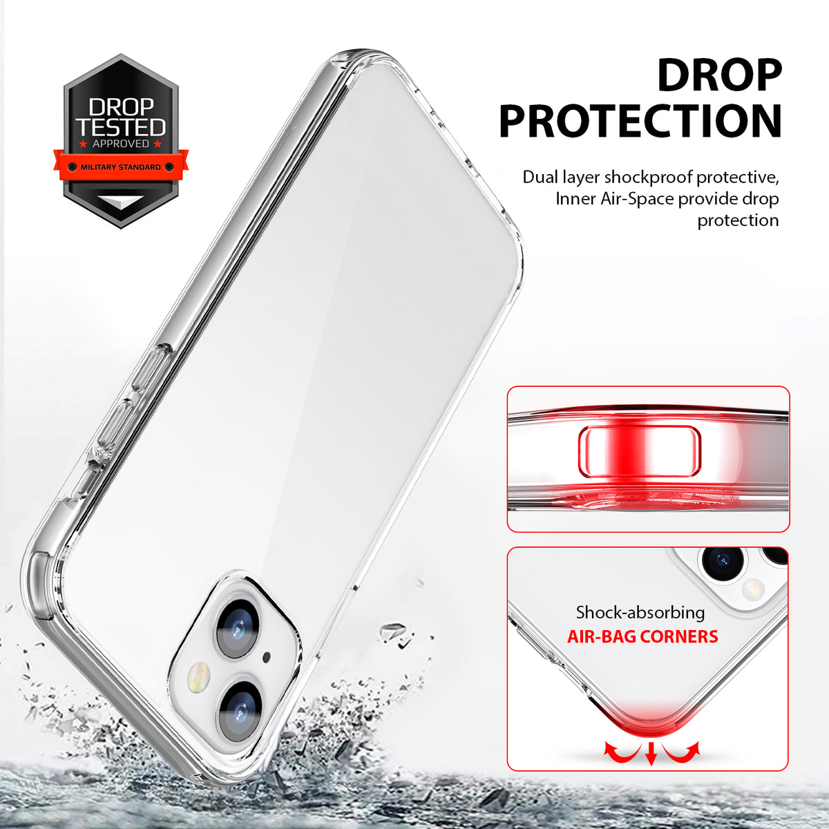 Tough On iPhone 14 Case Clear Air