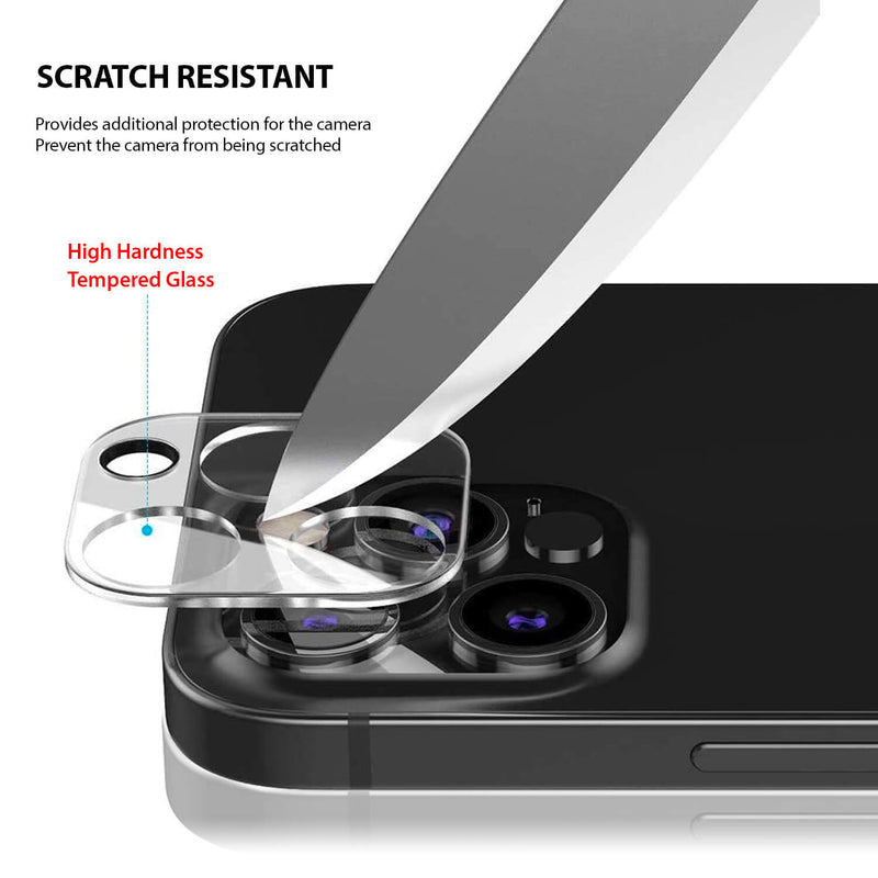 Tough On iPhone 12 Pro Rear Camera Protector Tempered Glass