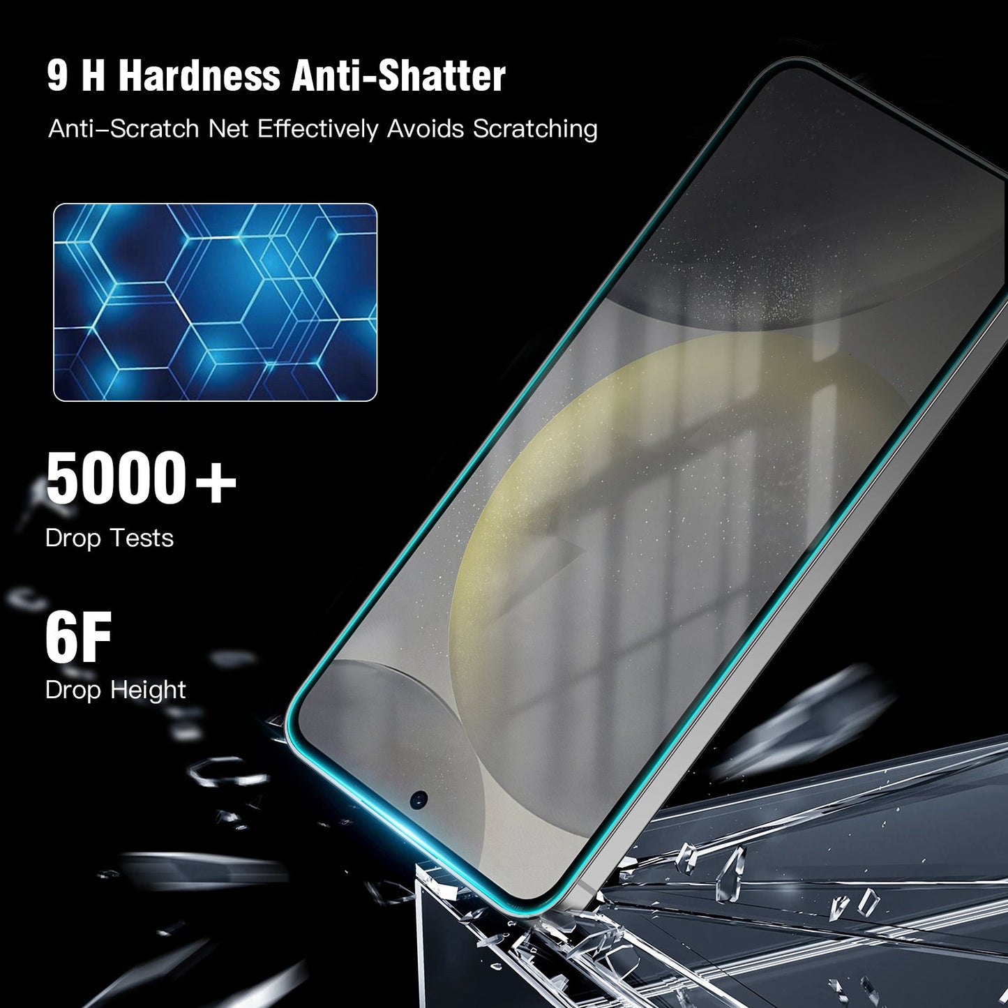Tough On Samsung Galaxy S24 Screen Tempered Glass Protector