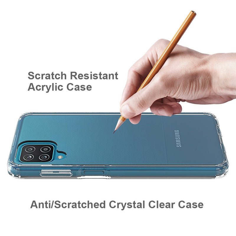 Tough On Samsung Galaxy A12 Case Tough Essential Clear