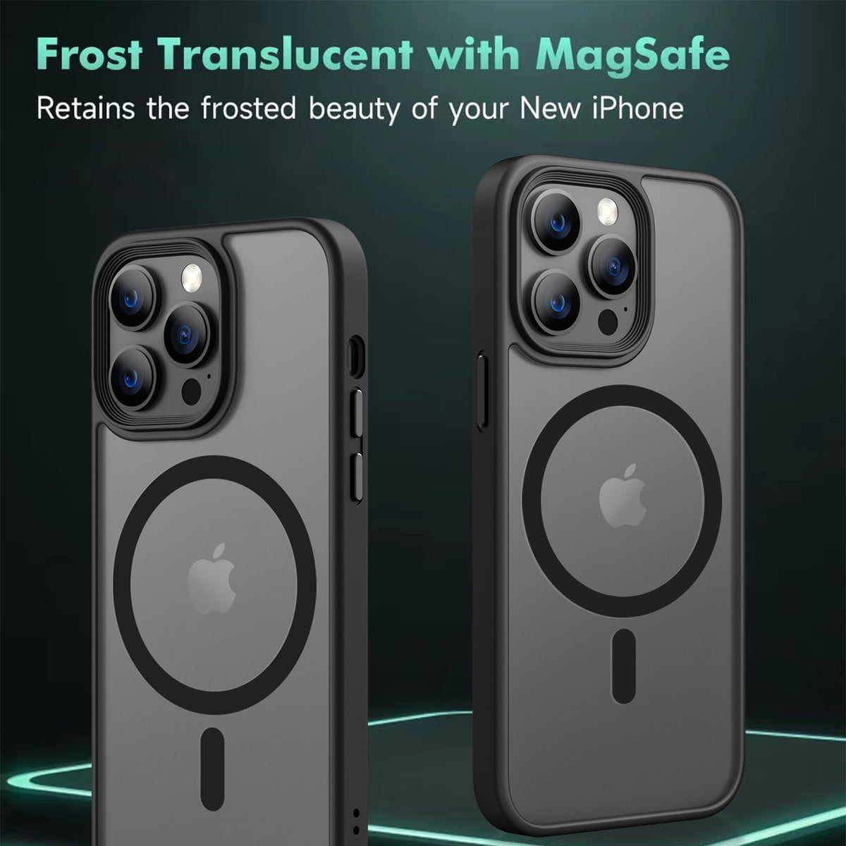 Tough On iPhone 13 Pro Max Matte Case With Magsafe Black