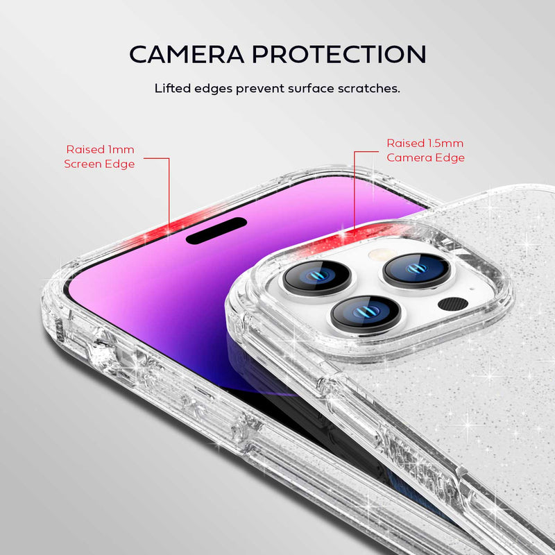 Tough On iPhone 14 Pro Max Case Glitter Stardust