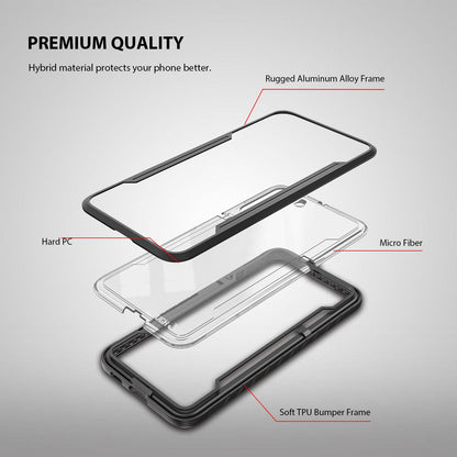 Tough On Samsung Galaxy S23 Plus 5G Case Iron Shield Black
