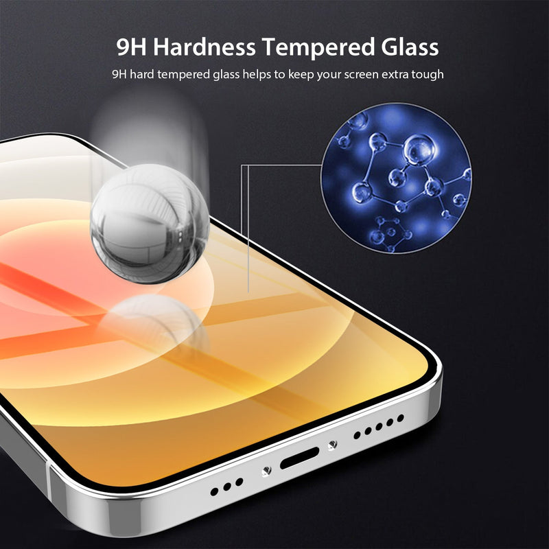 iPhone 12 / 12 Pro Full Tempered Glass Screen Protector 2 Pack