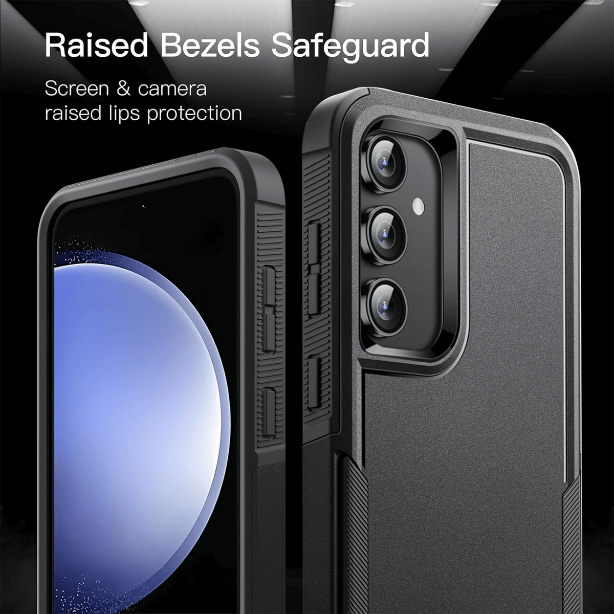 Tough On Samsung Galaxy S24 Plus Case Heavy Armor Black