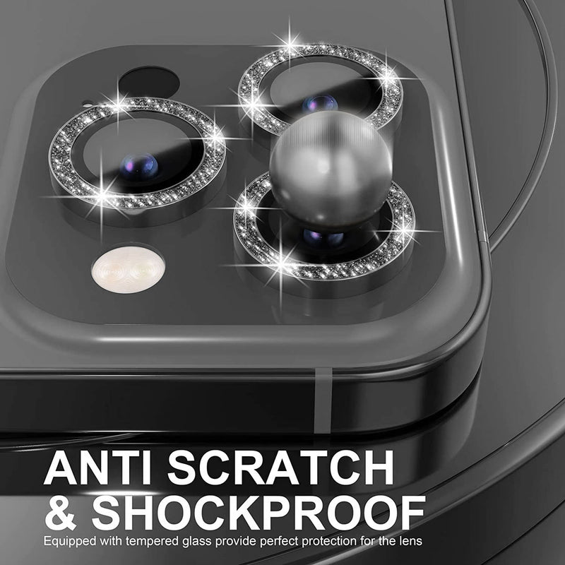Tough On iPhone 14 Pro / Pro Max Rear Camera Lens Diamond Graphite