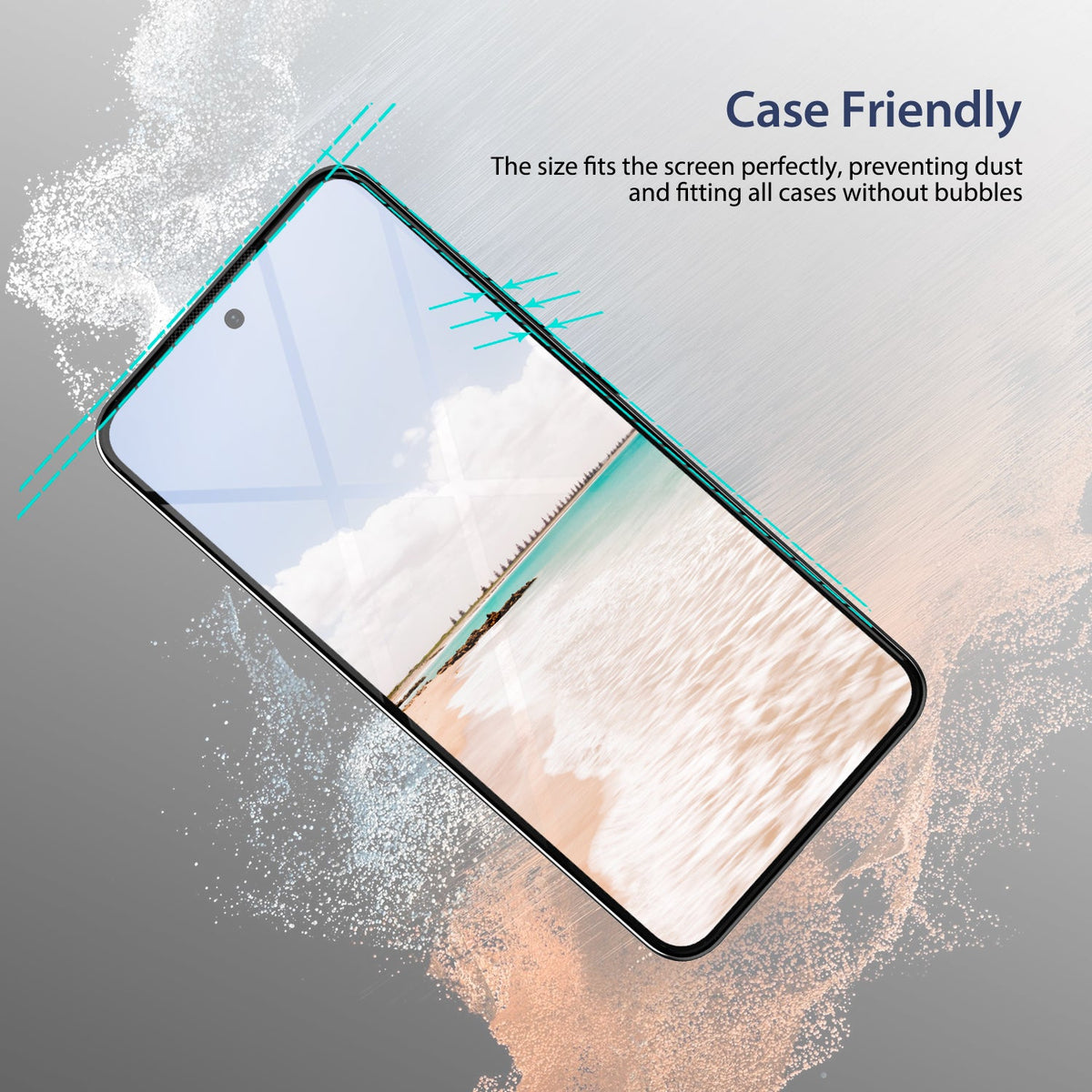 Tough On Samsung Galaxy S23 Tempered Glass Screen Protector