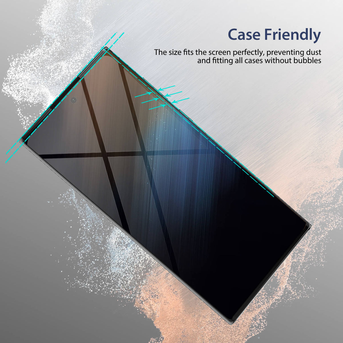Tough On Samsung Galaxy S22 Ultra 5G Tempered Glass Screen Protector