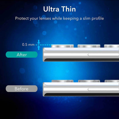 Tough On Samsung Galaxy S22 Ultra 5G Rear Camera Lens Protector Silver