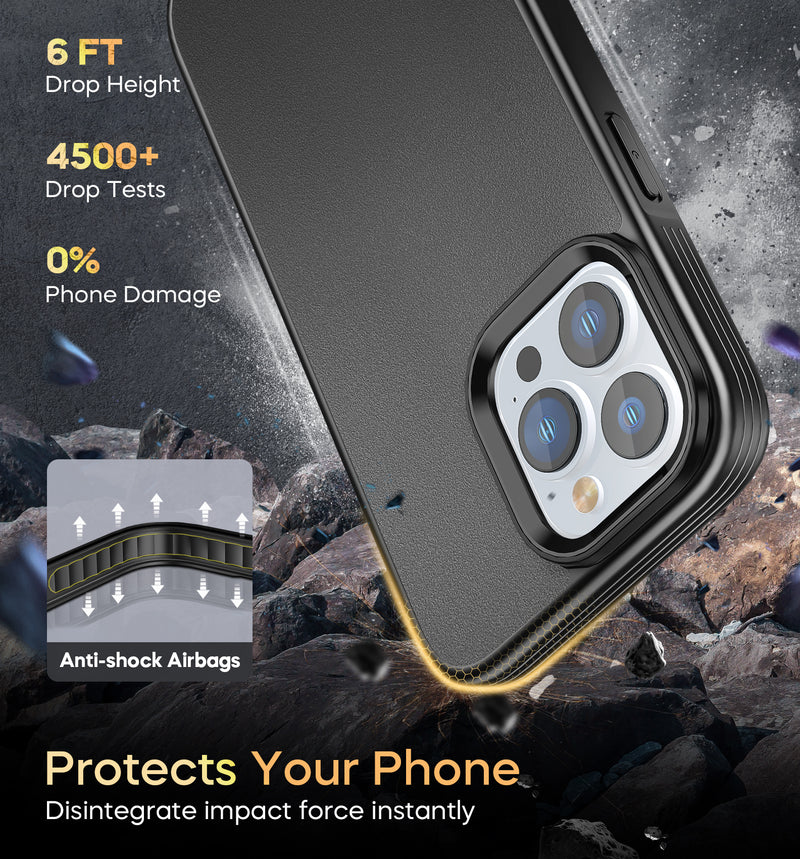Tough On iPhone 14 Pro Case Armor with Magsafe Black