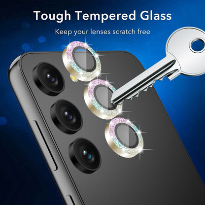 Tough On Samsung Galaxy S23 / S23 Plus Rear Camera Lens Protector Iridescent Diamond