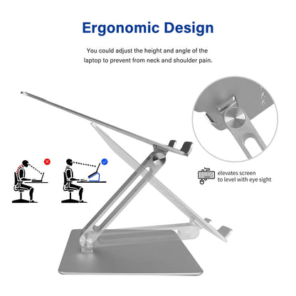 Tough On Adjustable Aluminium Desktop Stand For Notebook PC