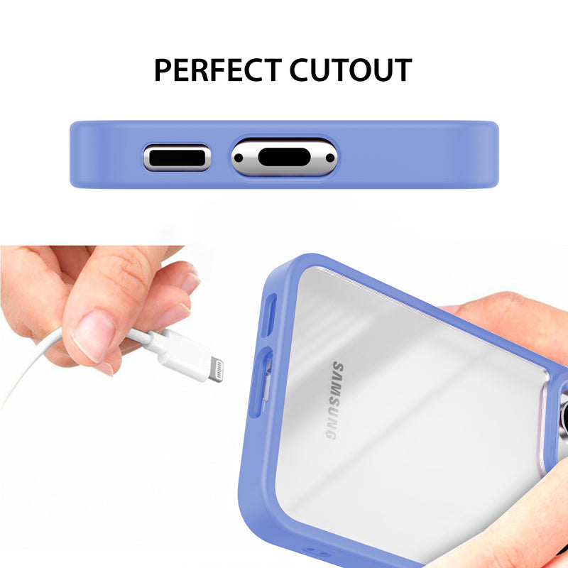 Tough On Samsung Galaxy S23 Plus Clear Case Protector Sky Blue