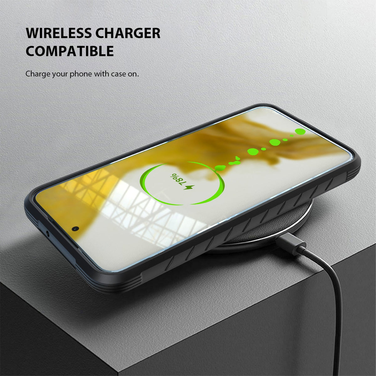 Tough On Samsung Galaxy S23 Plus 5G Case Iron Shield Carbon Fiber