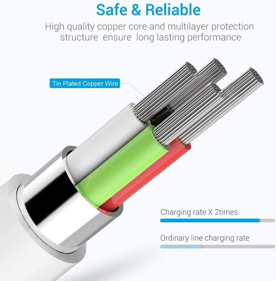 Tough On Type-A to Lightning Charging Cable 0.3M