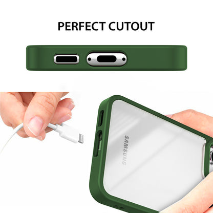 Tough On Samsung Galaxy S23 Plus Clear Case Protector Green