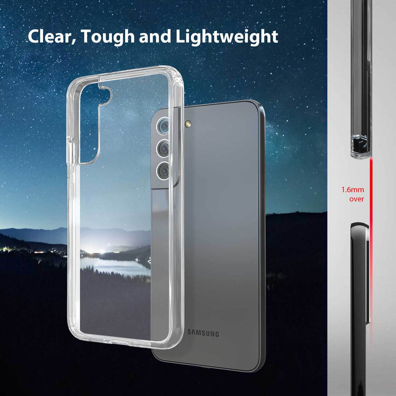 Tough On Samsung Galaxy S22 5G Case Clear Shockproof Protector