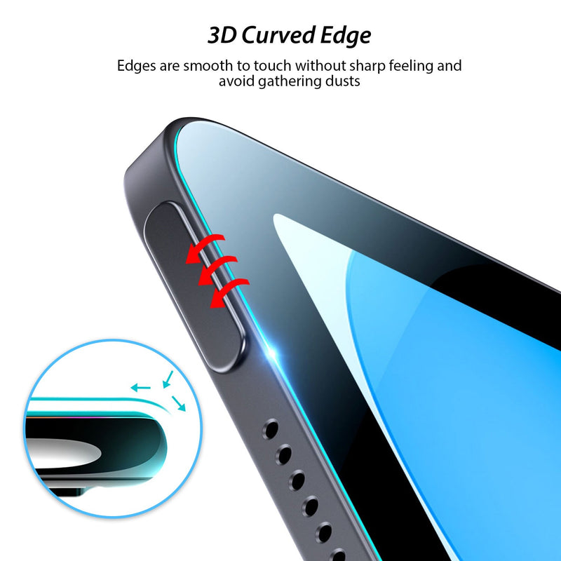 Tough On iPad 10th Gen 2022 10.9" Screen Protector Full Cover Tempered Glass