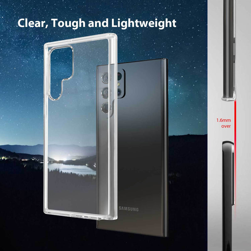 Tough On Samsung Galaxy S22 Ultra 5G Case Clear Shockproof Protector