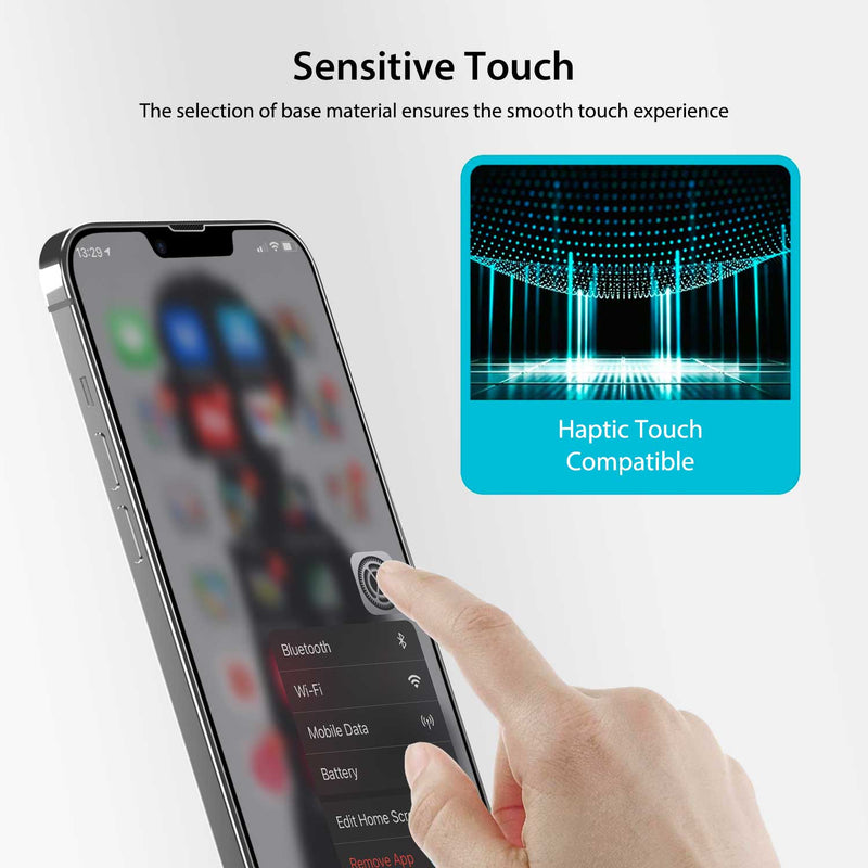 Tough On iPhone 14 Tempered Glass Screen Protector Anti-Microbial