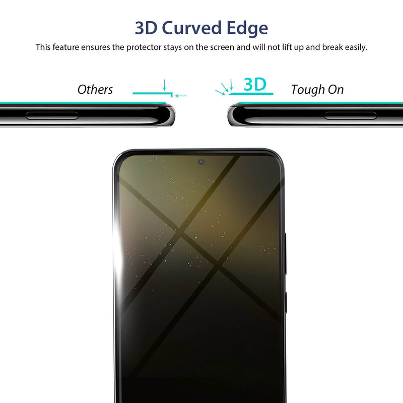 Tough On Samsung Galaxy S22 5G Full Tempered Glass Screen Protector