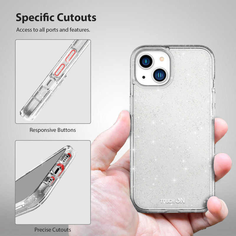 Tough On iPhone 14 Case Glitter Stardust